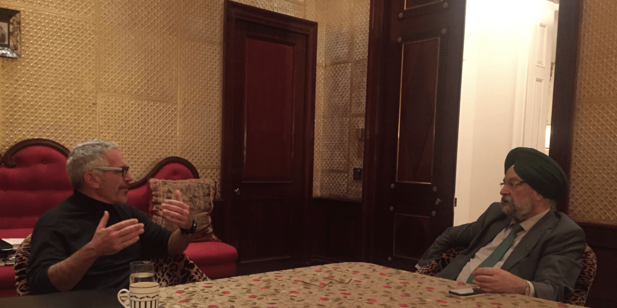 At Press Conference Puri Said He Only Met Epstein as a Delegation, Newly Surfaced Photo Shows Otherwise